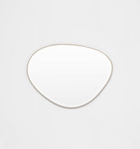 Middle of Nowhere Pebble Mirror, Sand, 70 x 90cm - alternate hanging direction