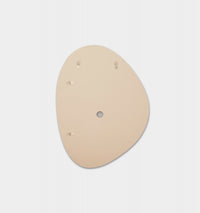 Middle of Nowhere Pebble Mirror, Sand, 70 x 90cm - reverse showing fixings