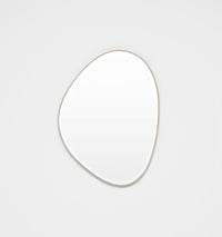 Middle of Nowhere Pebble Mirror, Sand, 70 x 90cm | Norsu Interiors