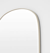 Middle of Nowhere Pebble Mirror, Sand, 90 x 150cm - corner detail