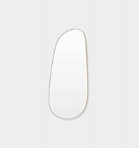 Middle of Nowhere Pebble Mirror, Sand, 90 x 150cm - side profile