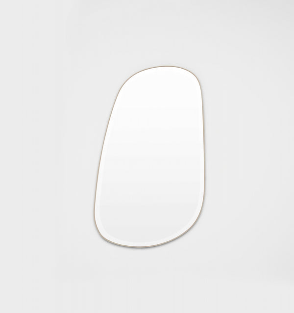 Middle of Nowhere Pebble Mirror, Sand, 90 x 150cm | Norsu Interiors