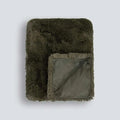 Pelage Faux Fur Throw - Olive