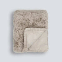 Baya Blankets & Throws Pelage Faux Fur Throw - Taupe