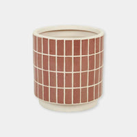 Globe West Pots & Planters Hanson Alo Planter - Cocoa Tile