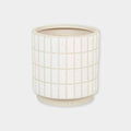 GlobeWest Hanson Alo Planter - White Speckle Tile