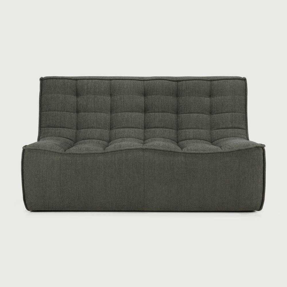 Ethnicraft Sofas Ethnicraft Sofa N701 - 2 Seater - Moss Eco