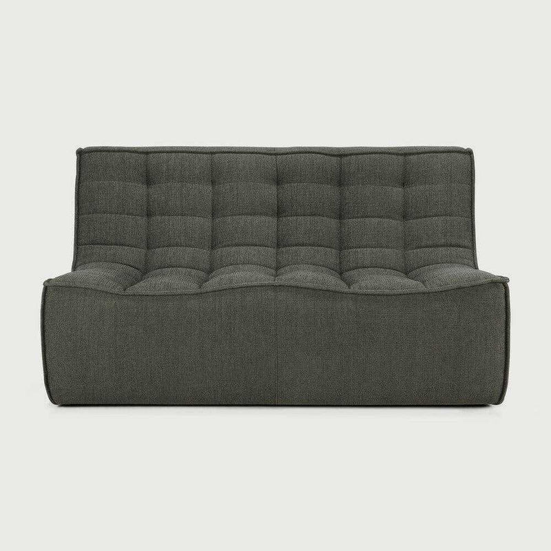 Ethnicraft Sofas Ethnicraft Sofa N701 - 2 Seater - Moss Eco