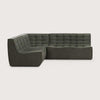 Ethnicraft Sofas Ethnicraft Sofa N701 - 1 Seater - Moss Eco