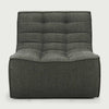 Ethnicraft Sofas Ethnicraft Sofa N701 - 1 Seater - Moss Eco