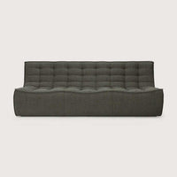 Ethnicraft Sofas Ethnicraft Sofa N701 - 3 Seater - Moss Eco