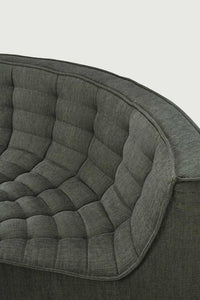 Ethnicraft Sofas Ethnicraft Sofa N701 -  Round Corner - Moss Eco