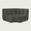 Ethnicraft Sofa N701 -  Round Corner - Moss Eco