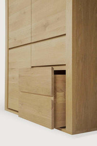 Ethnicraft Cabinets Ethnicraft Oak Shadow Dresser - 3 doors, 2 drawers