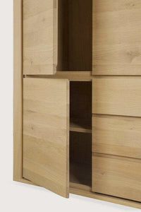Ethnicraft Cabinets Ethnicraft Oak Shadow Dresser - 3 doors, 2 drawers