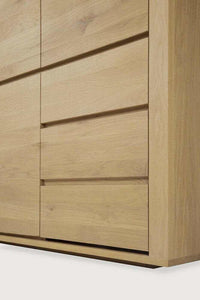 Ethnicraft Cabinets Ethnicraft Oak Shadow Dresser - 3 doors, 2 drawers