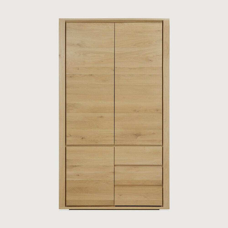 Ethnicraft Cabinets Ethnicraft Oak Shadow Dresser - 3 doors, 2 drawers