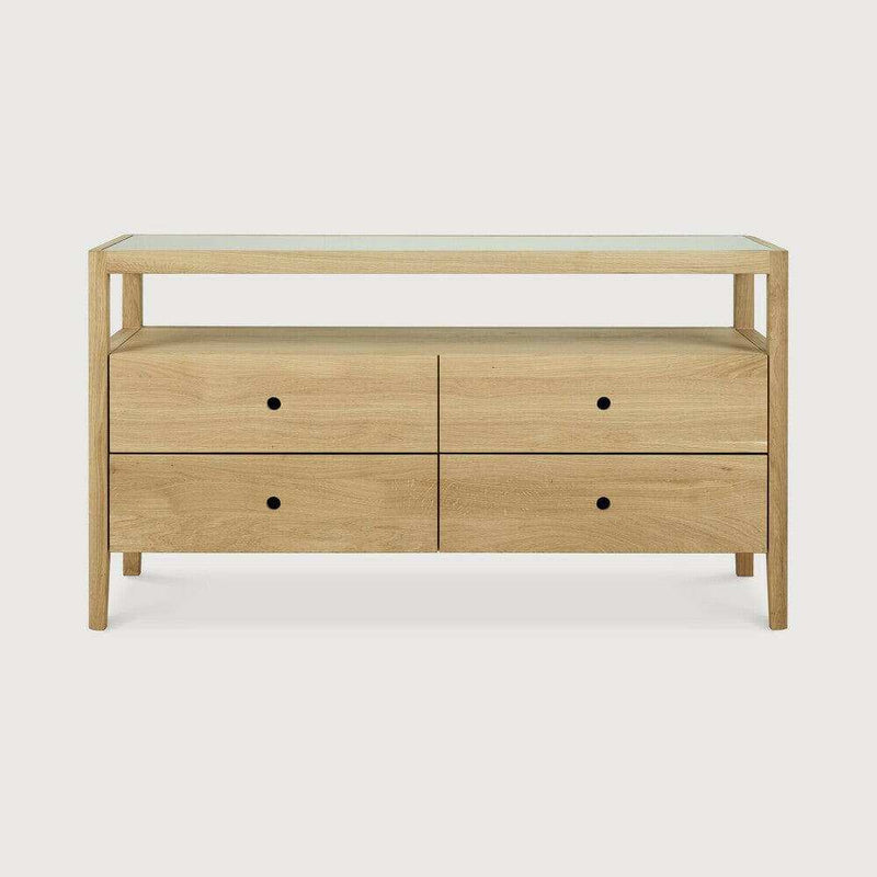Ethnicraft Cabinets Ethnicraft Oak Spindle Dresser - 4 drawers
