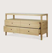 Ethnicraft Cabinets Ethnicraft Oak Spindle Dresser - 4 drawers