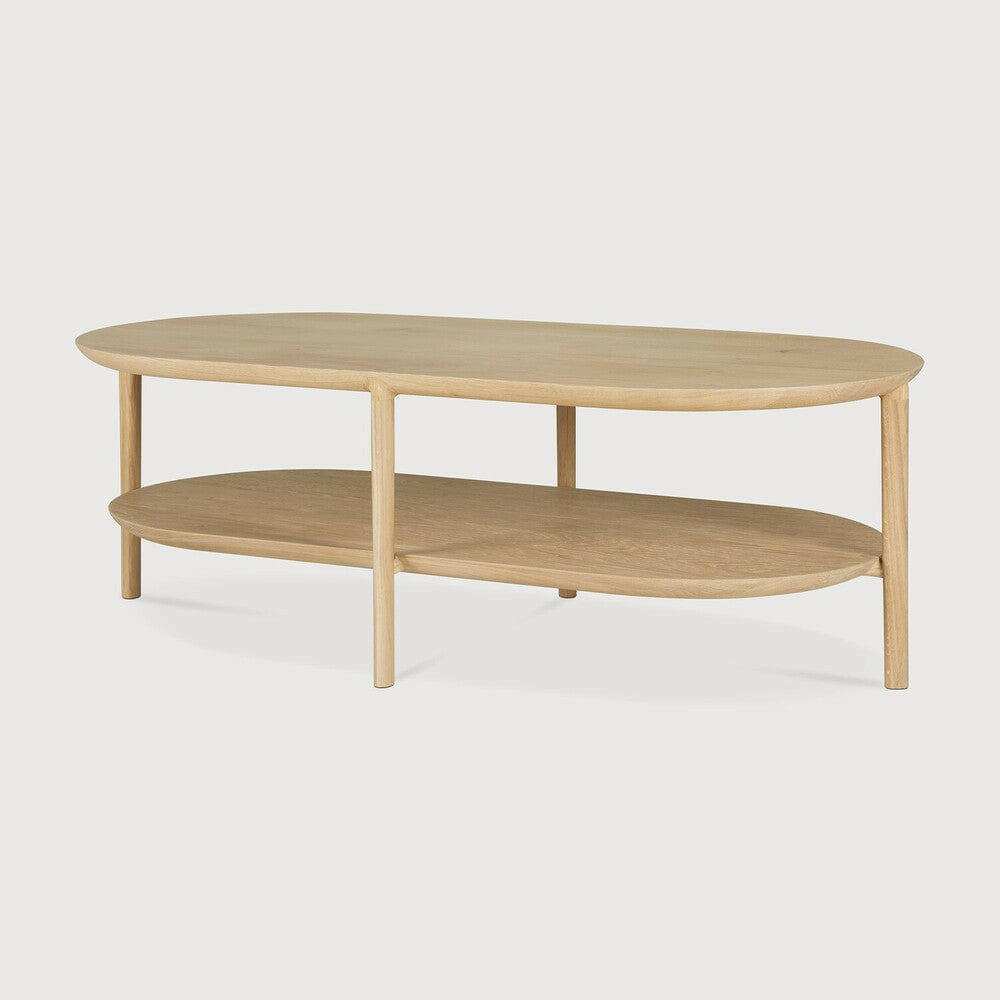 Ethnicraft Coffee Tables Ethnicraft Oak Bok Coffee Table - Oblong