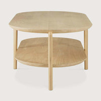 Ethnicraft Coffee Tables Ethnicraft Oak Bok Coffee Table - Oblong