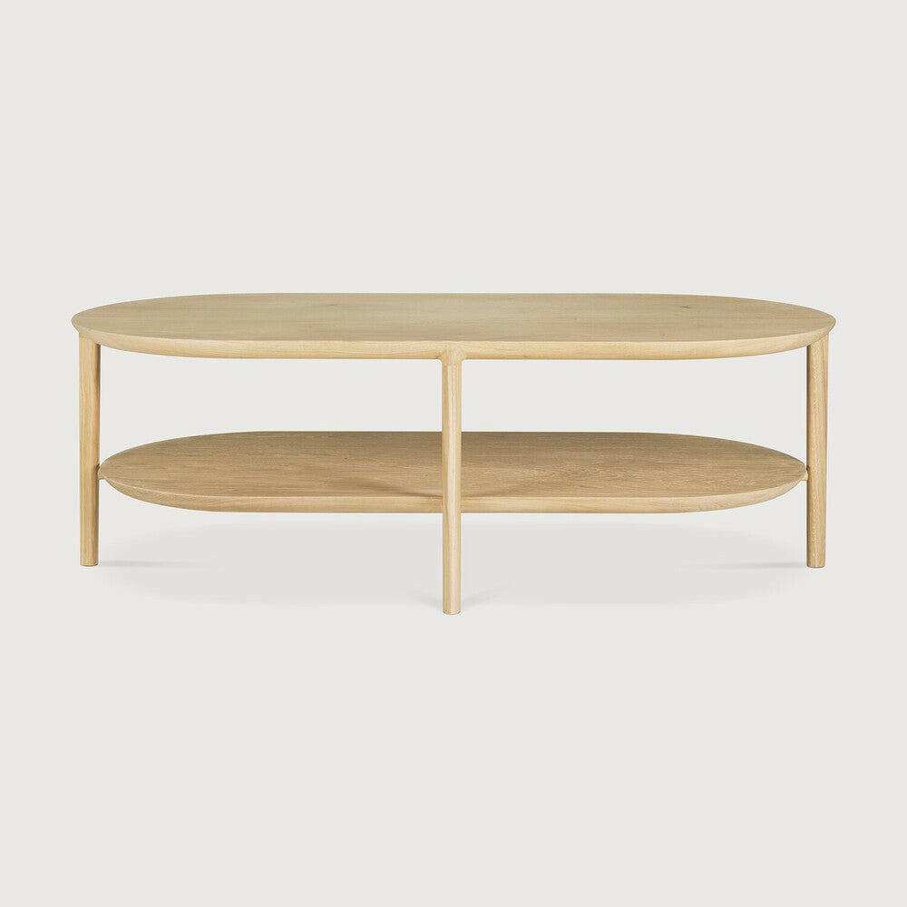 Ethnicraft Coffee Tables Ethnicraft Oak Bok Coffee Table - Oblong