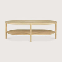 Ethnicraft Coffee Tables Ethnicraft Oak Bok Coffee Table - Oblong