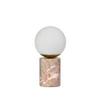 Amalfi Amani Table Lamp in Pink and White