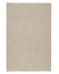 Handwoven Weave Puglia Rug in hemp with chunky beige texture and fringe detailing, 2m x 3m size