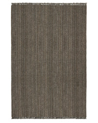 Weave Puglia Rug Fossil handwoven chunky textured rug in brown grey taupe with fringe detail