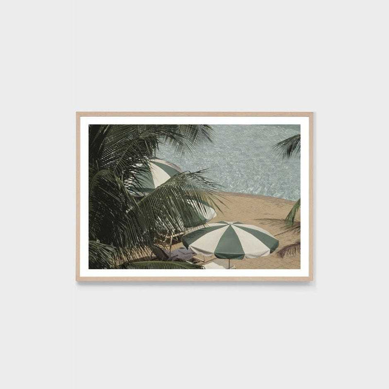Middle of Nowhere Affordable Prints Middle of Nowhere Retro Poolside Umbrellas Print