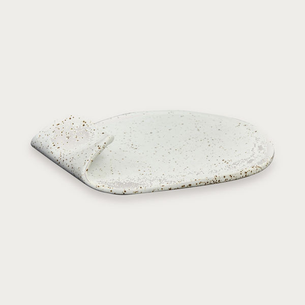 Robert Gordon Garden to Table spoon rest in white on a soft grey background