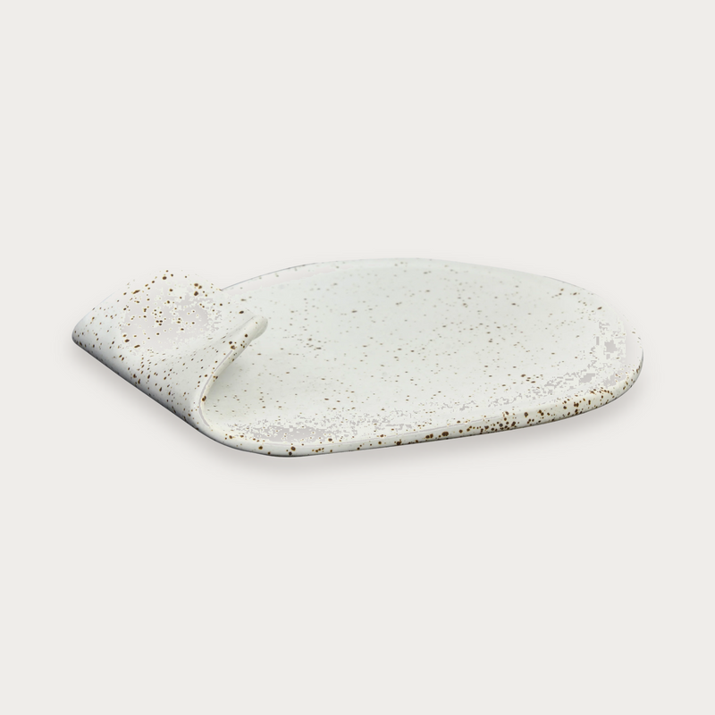 Robert Gordon Garden to Table spoon rest in white on a soft grey background
