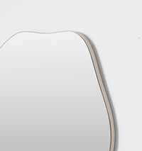 Middle of Nowhere Rockpool Mirror, Sand, 75 x 120cm - corner detail