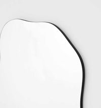 Middle of Nowhere Mirrors Middle of Nowhere Rockpool Mirror, Black, 75 x 90cm