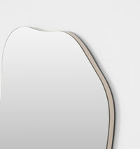 Middle of Nowhere Rockpool Mirror, Sand, 75 x 90cm - corner detail