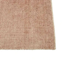 GlobeWest Tepih Neptune Rug in dusty rose hand-woven wool blend with subtle rustic texture