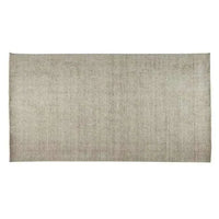 GlobeWest Tepih Neptune hand-woven silver grey wool blend rug, indoor use, rustic textured design.