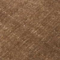 Close-up of GlobeWest Tepih Neptune Rug in ginger showing hand-woven wool, silk, and cotton textured pattern