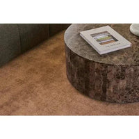 GlobeWest Tepih Neptune Rug in ginger color, hand-woven wool blend area rug with subtle rustic texture.
