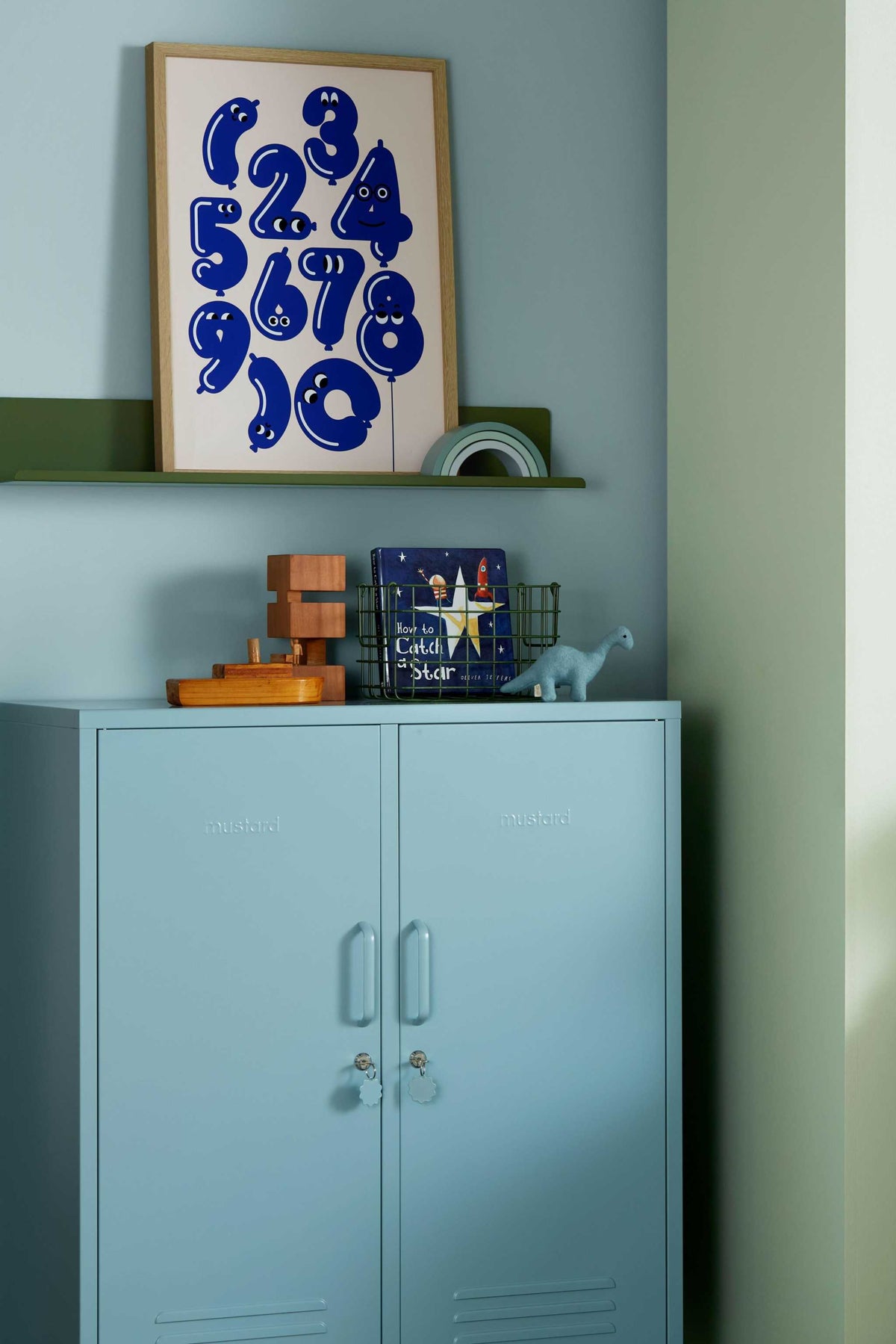 Mustard Made Wall Shelf Mustard Made The Ledge Shelves - Olive