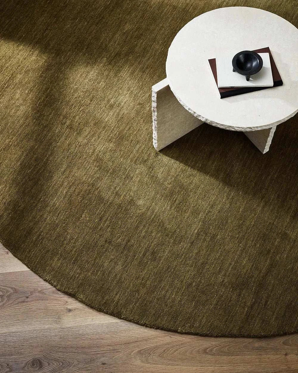 Baya Rugs Rugs 250cm Dia. Baya Sandringham Round Floor Rug - Moss