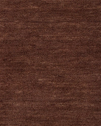 Baya Sandringham Floor Rug in deep oxblood red with subtle brown undertones and delicate fringing