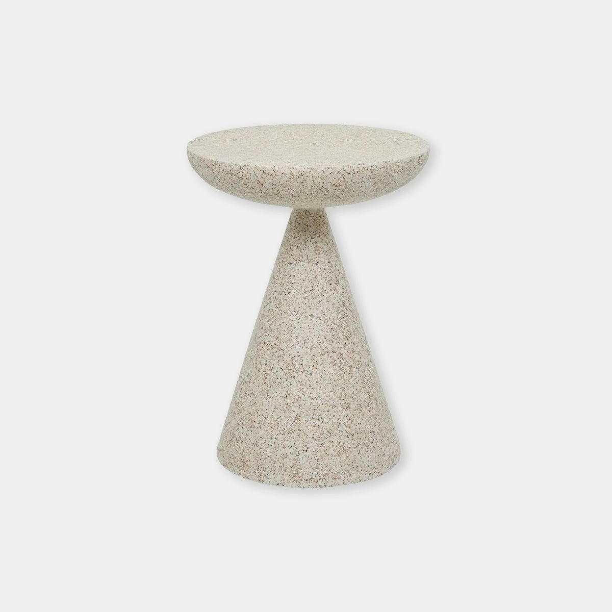 Globe West Side Tables Globe West Livorno Luna Side Table, Warm Sand