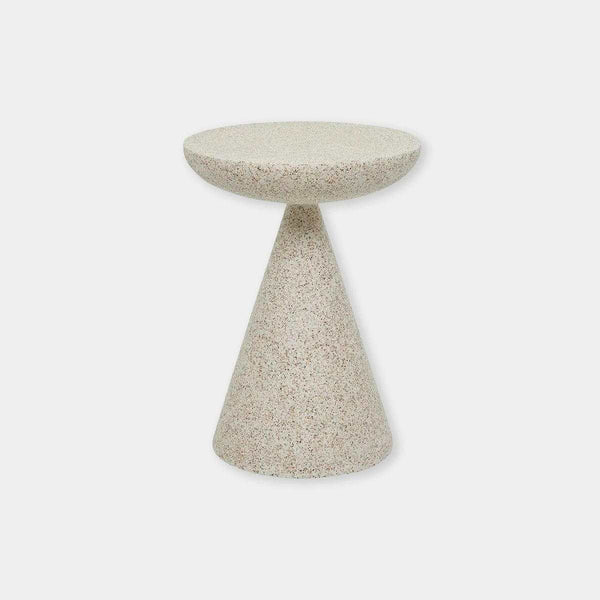 GlobeWest Livorno Luna Side Table, Warm Sand | Norsu Interiors