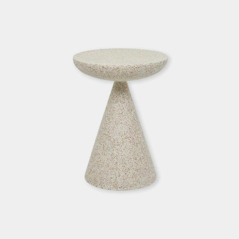 Globe West Side Tables Globe West Livorno Luna Side Table, Warm Sand