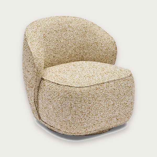 Saskia Swivel Chair Saffron