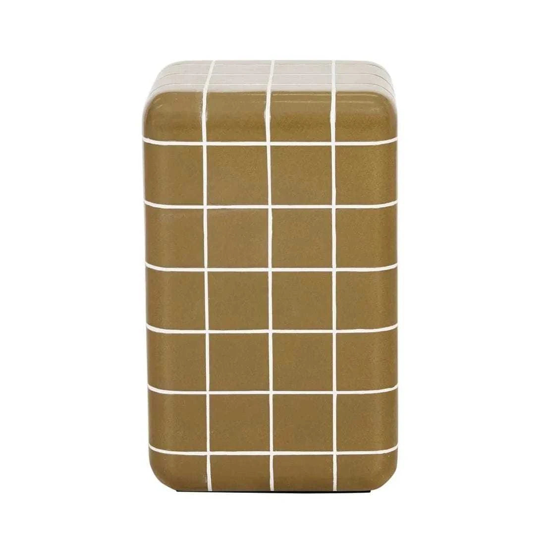 Globe West Side Tables Globe West Seville Tile Side Table, Olive