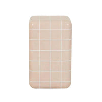 Globe West Side Tables Globe West Seville Tile Side Table, Pink/White