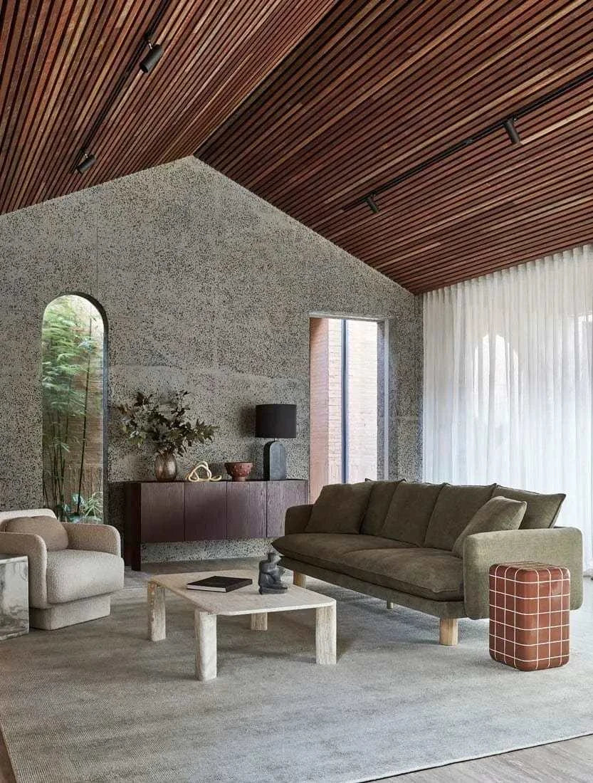 Globe West Side Tables Globe West Seville Tile Side Table, Pink/White